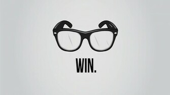 Minimalistic Nerd Glasses Wallpaper