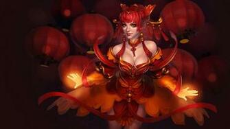 Lina Slayer Dota Girl Hero HD Wallpaper