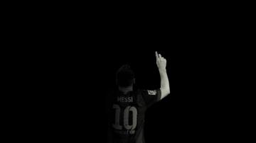 Messi Black And Red Lionel Wallpaper HD Desktop