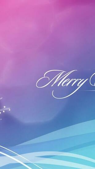Blue And Pink Christmas Wallpaper Surface Rt
