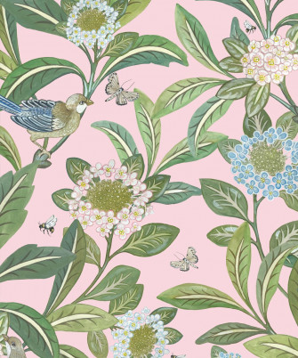 Iris Wallpaper Floral Botanical Milton King Usa
