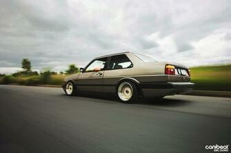 Mk2 Volkswagen Jetta Coupe Tuning Custom Wallpaper