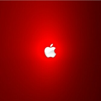 Strong Red Apple Logo Wallpaper