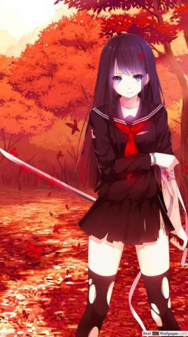 Anime Girl After Fight Wallpaper Teahub Io