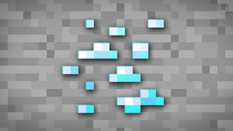 Minecraft Shaded Diamond Ore Wallpaper By Chrisl21 Fan Art