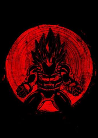 Saiyan Prince Poster By Fanfreak Displate