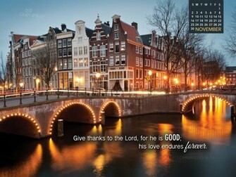 November Love Endures Wallpaper