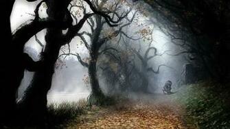 Werewolf Background Full Moon