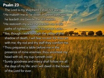Psalm Image The 23rd Which Is