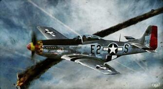 North American P Mustang Computer Wallpaper Desktop Background