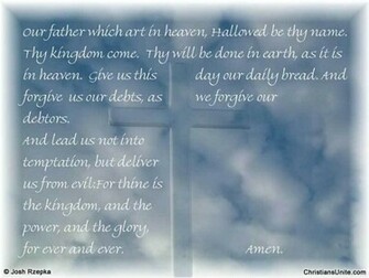 Lords Prayer Wallpaper Background Theme Desktop