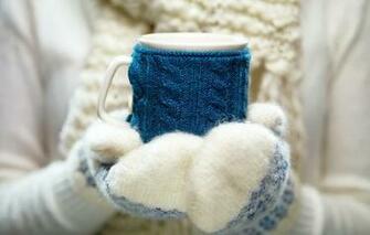 Wallpaper Winter Hands Cup Coffee Love Hand Mittens Mug