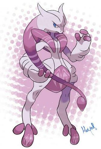 Mega Mewtwo X Y Fusion By Mayrah13