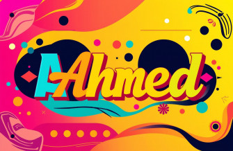 Ahmed Name Wallpaper