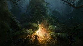Wizard Fantasy Art Forest Mist The Lord Of Rings Wallpaper HD
