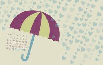 Sarah Hearts Monthly Calendar Desktop Wallpaper