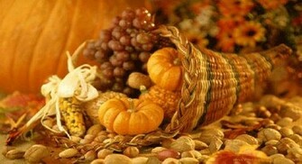Wonderful Thanksgiving Scene Wallpaper
