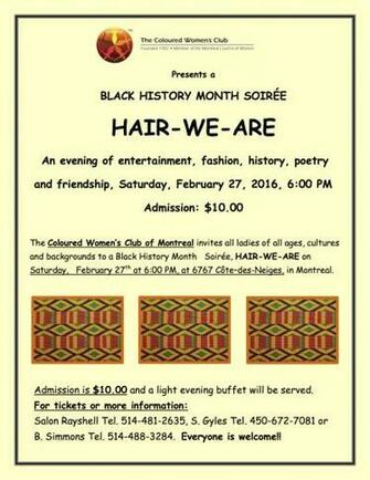 Coloured Women S Club Presents Hair We Are Bcrc