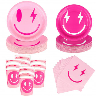 Amazon Twowyhi 108pcs Preppy BirtHDay Decorations 24guests
