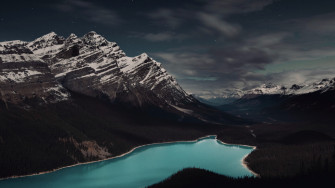 4k Mountains Lake Forest Wallpaper