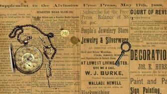 Vintage Newspaper Ads Wallpaper Background Made Of