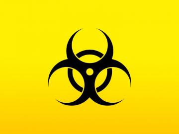 Wallpaper Razer Blue Yellow Bio Hazard HD Jpg