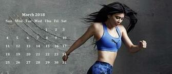 Kylie Jenner March Calendar HD Wallpaper 80s