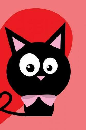 Valentine Day Cat iPhone HD Wallpaper