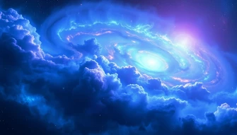 Blue Galaxy Wallpaper