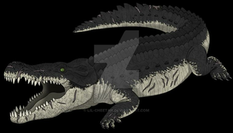 Gustave The Deinosuchus By Lil Cheetah