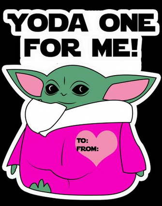 Baby Yoda Valentines Drawings