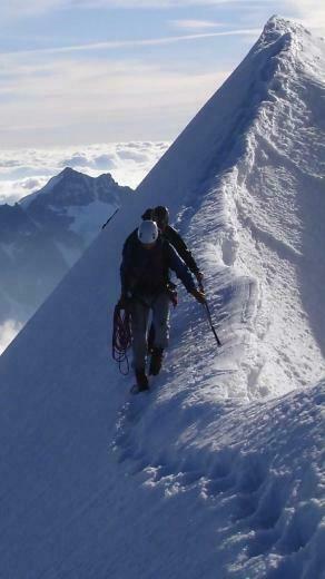 Ossama On Hiking Mountain iPhone 5c Wallpaper