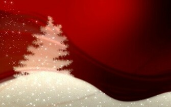 White Christmas Tree Wallpaper