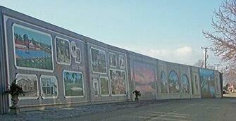 Portsmouth Ohio Flood Wall Murals For
