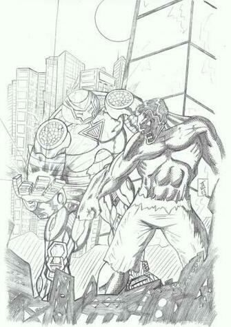 Hulk Vs Hulkbuster By Comicfreak41691