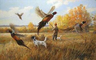 Pheasant Hunting Paintings Exportingart