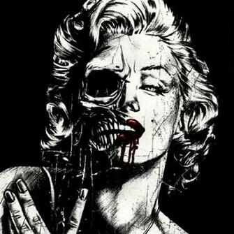 Arantxa Campos My New Badass Wallpaper Marilynmonroe Skeleton