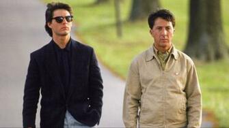 Wallpaper Rain Man Tom Cruise Dustin Hoffman