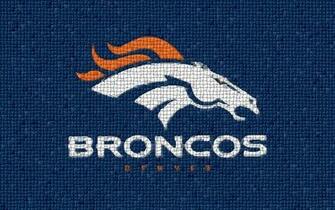 Denver Broncos Logo Mosaic Tiles Wide Nfl