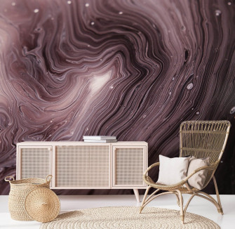 Vortex River Wallpaper Mural Purple Marble Wall Uk