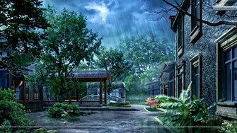 Rainy Day In Morning Wallpaper