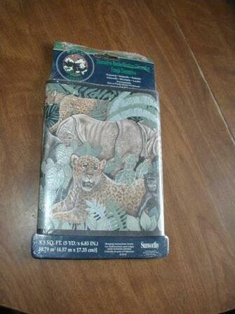 Sunworthy Nature Seriesdecorative Borders Gorillas Lions Tigers