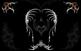 HD Flying Skull Wallpaper