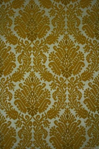 Vintage Velvet Flock Damask Wallpaper Flocked Papier