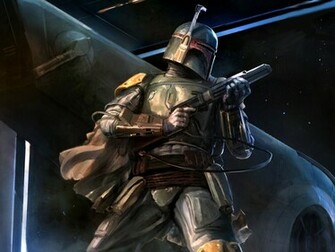 Star Wars Boba Fett Artwork Wallpaper