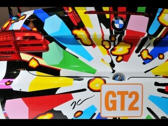 Art Car By Jeff Koons Signature Wallpaper