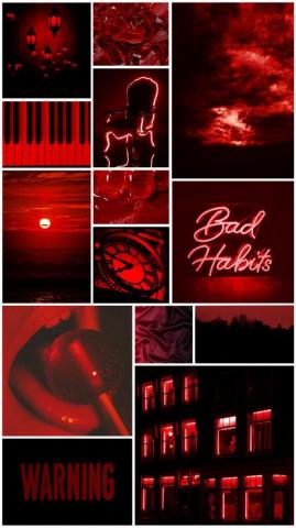 Red And Black Aesthetic Wallpaper Top