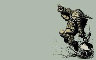 Bioshock Daddy Sister Wallpaper Little Games