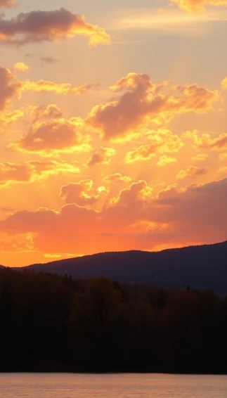 Autumn Sunsets Wallpaper Background