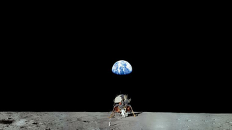 Earth From The Moon Wallpaper